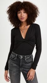 FRAME Layered Wrap Tee at Shopbop