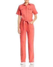 FRAME Le Bardot Belted Utility Jumpsuit Bloomingdales at Bloomingdales