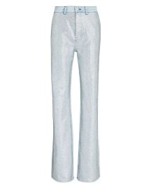 FRAME Le Jane High-Rise Embellished Jeans In Blue reg at Intermix