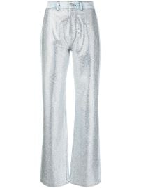 FRAME Le Jane rhinestone-embellished Jeans - at Farfetch