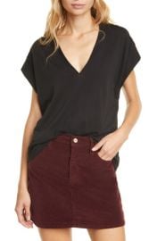 FRAME Le Mid Rise V-Neck Tee at Nordstrom