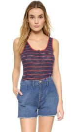 FRAME Le Nautical Henley Tank at Shopbop