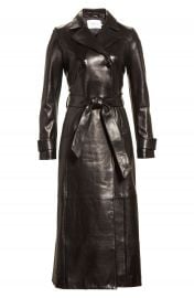 FRAME Leather Trench Coat at Nordstrom