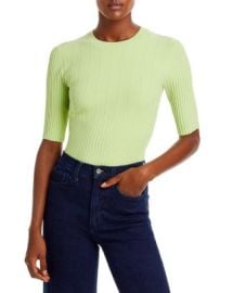 FRAME Mixed Rib Knit Sweater Bloomingdales at Bloomingdales