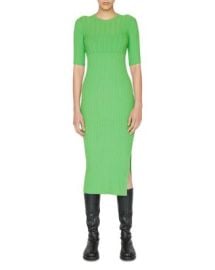 FRAME Mixed Rib Sweater Dress Bloomingdales at Bloomingdales