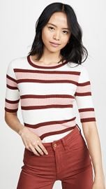 FRAME Panel Stripe Short Sleeve at Shopbop