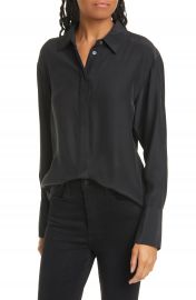 FRAME Perfect Silk Shirt   Nordstrom at Nordstrom