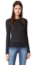 FRAME Pintuck Linen Tee at Shopbop