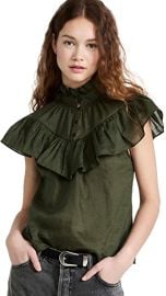 FRAME Ruffle Flounce Top at Shopbop