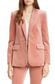 FRAME Stretch Velvet Blazer Nordstrom at Nordstrom