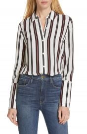 FRAME Stripe Pajama Shirt   Nordstrom at Nordstrom