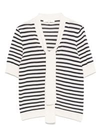 FRAME Striped Cardigan Blue at Farfetch
