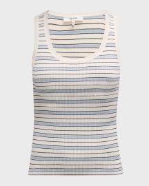 FRAME Striped Sweater Tank Top at Neiman Marcus