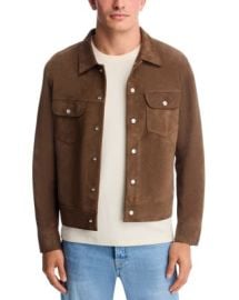 FRAME Suede Trucker Jacket Bloomingdale39s at Bloomingdales