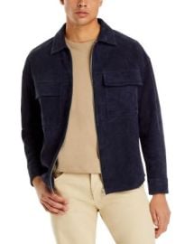 FRAME Suede Zip Front Jacket Bloomingdale39s at Bloomingdales