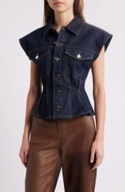 FRAME The Nipped Denim Vest at Nordstrom