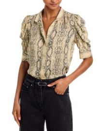 FRAME The Silk Snake Gillian Top Bloomingdalex27s Women at Bloomingdales