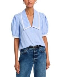FRAME The Stripe Sailor Blouse Bloomingdales at Bloomingdales