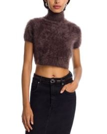 FRAME The Teddy Cashmere Cropped Turtleneck Sweater Bloomingdale39s at Bloomingdales