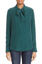 FRAME Tie Neck Silk Blouse  Nordstrom Exclusive at Nordstrom