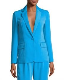 FRAME True Notched-Collar One-Button Blazer at Neiman Marcus