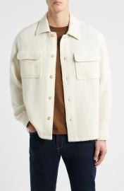 FRAME Tweed Overshirt at Nordstrom