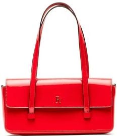 FRANCES VALENTINE Small Slim East-West Patent Leather Shoulder Bag Dillardx27s at Dillards