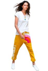 FREE CITY Rainbow OG LetsGo Sweatpants in Artyard Yellow       at SINGER22