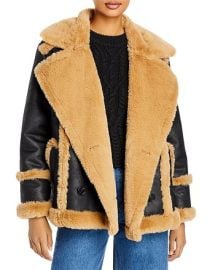 FRENCH CONNECTION Belen Faux Fur Double Breasted Jacket     Bloomingdales at Bloomingdales