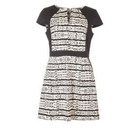 FRENCH CONNECTION Dress Black amp White Size US 8 UK 12 RRP 85 RL 131 eBay at eBay