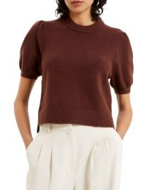 FRENCH CONNECTION Vhari Short Sleeve Sweater Bloomingdales at Bloomingdales