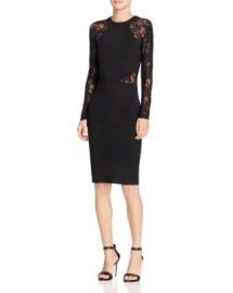 FRENCH CONNECTION Viven Lace-Sleeve Dress at Bloomingdales