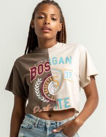 FULL TILT East Coast Splice Womens Crop Tee at Tillys