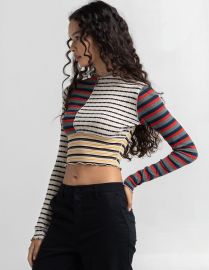 FULL TILT Womens Mixed Stripe Tee at Tillys