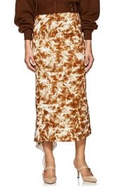 FUR-PRINT ASYMMETRIC MIDI-SKIRT at Barneys