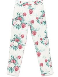 FURSAC floral-print Trousers White at Farfetch