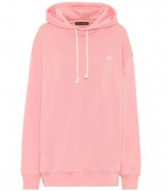 Face cotton hoodie at Mytheresa