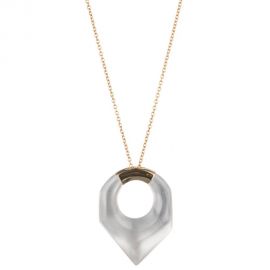 Faceted Pentagon Pendant Necklace at Alexis Bittar