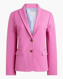 Factory Cotton-blend Two-button Blazer For Women at J. Crew