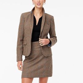 Factory Wool-blend Schoolboy Blazer In Houndstooth For Women at J. Crew