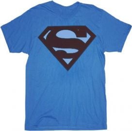 Faded Superman Logo Tshirt at TV Store Online