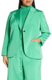 Fae Stretch Silk Crêpe de Chine Blazer at Nordstrom