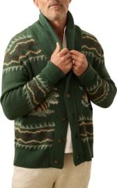 Faherty Camp Cardigan in Forest Lake at Nordstrom