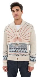 Faherty Cardigan Sweater Sand Island M at Shopbop