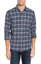 Faherty Seaview Trim Fit Plaid Sport Shirt at Nordstrom