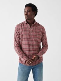 Faherty The Movement Featherweight Flannel- Mountain View Plaid at M. Dumas & Sons