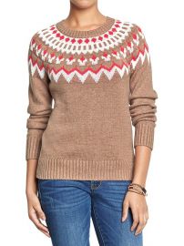 Fair Isle sweater at Gap