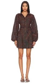 Faithfull The Brand Rae Mini Dress In Ludovica Polka Dot at Revolve