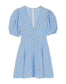 Faithfull the Brand Blue Floral Short Dress at Yoox