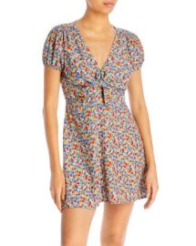 Faithfull the Brand Louela Floral Print Mini Dress Bloomingdales at Bloomingdales